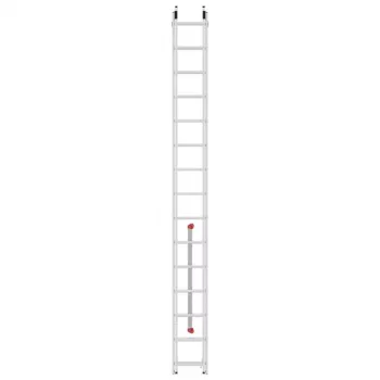 HAILO S80 ProfiStep duo kombinuotos kopėčios, aliuminis, 2x15 laiptelių, maks. apkrova 150 kg