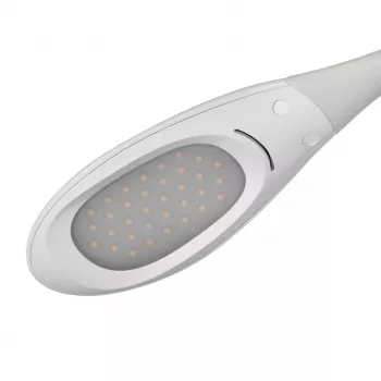 Activejet AJE-RAINBOW 2 LED stalinė lempa su RGB pagrindu, lanksčia koja, reguliuojamu ryškumu, jutikliniu valdymu, 7W pagrindine šviesa, 350lm, 2800K-6500K, juoda