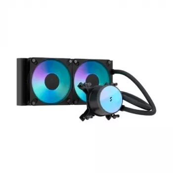 Fractal Design Radius 240 RGB juodas skysčio aušinimo sistema (All-in-One) procesoriui