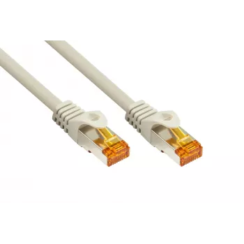 KABELMEISTER RJ45 tinklo kabelis Cat.7, itin lankstus TPE apvalkalas, be halogenų, pilkas, 0,25 m