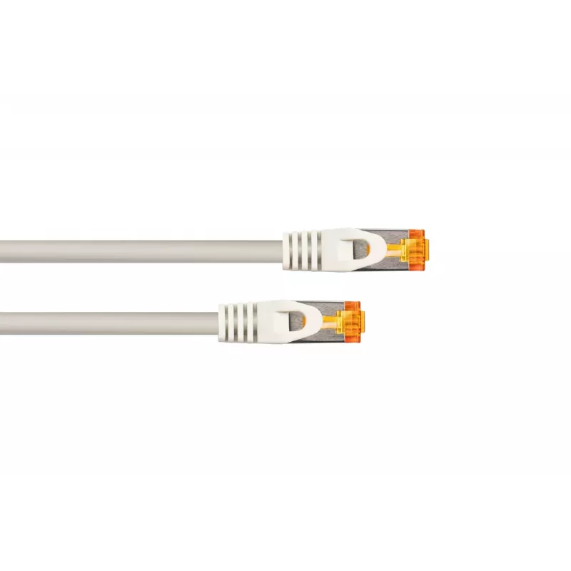 KABELMEISTER RJ45 tinklo kabelis Cat.7, itin lankstus TPE apvalkalas, be halogenų, pilkas, 0,25 m