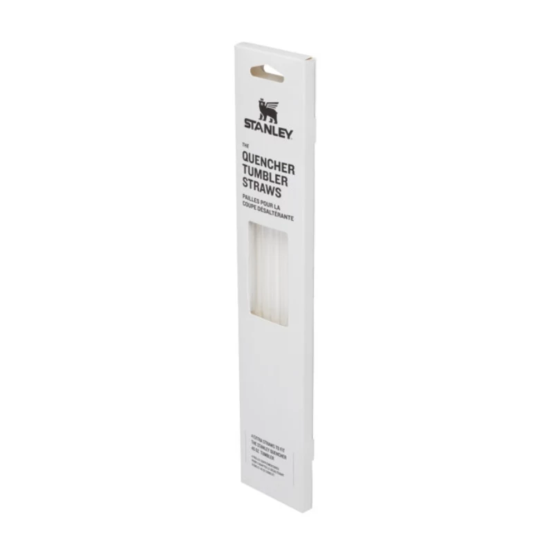 STANLEY šiaudelių rinkinys (4 vnt.) The Quencher Travel Tumbler 1,18L – permatomi, daugkartiniai, be BPA