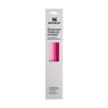 STANLEY šiaudelių rinkinys 4 vnt. The Quencher Travel Tumbler 1,18L rožinis