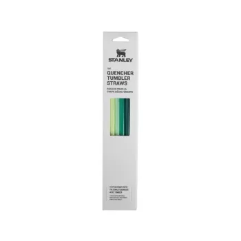 STANLEY šiaudelių rinkinys (4 vnt.) The Quencher Travel Tumbler 1,18 L – žalias