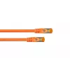 Kabelmeister Cat.7 S/FTP tinklo kabelis, RJ45, TPE, be halogenų, oranžinis, 2m