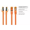 Kabelmeister Cat.7 S/FTP tinklo kabelis, RJ45, TPE, be halogenų, oranžinis, 2m