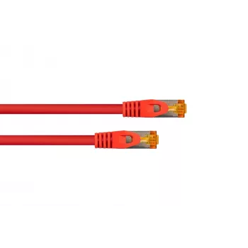 KABELMEISTER Cat.7 S/FTP tinklo kabelis, RJ45, TPE apvalkalas, be halogenų, raudonas, 7,5m