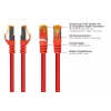 KABELMEISTER Cat.7 S/FTP tinklo kabelis, RJ45, TPE apvalkalas, be halogenų, raudonas, 7,5m