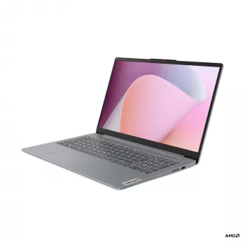 Lenovo IdeaPad Slim 3 15AMN8 15,6 inch Full HD IPS nešiojamas kompiuteris - AMD Ryzen 5, 16GB RAM, 512GB SSD, AMD Radeon 610M, Wi-Fi 6, Arctic Grey