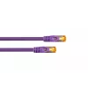 Kabelmeister Cat.7 S/FTP tinklo kabelis, RJ45, TPE apvalkalas, be halogenų, violetinis, 1m