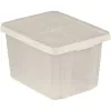 CURVER Essentials 26L permatoma dėžė su dangčiu, sukraunama ir įdedama, 44x34x27 cm