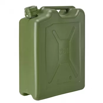 PRESSOL 21127950 karinė kuro kanistra 20 L alyvuogių žalios spalvos plieninė, UN patvirtinta