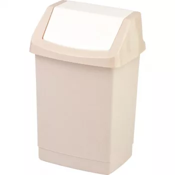 CURVER Click-it šiukšlių dėžė su pedalu 25L smėlio spalvos 32,5x26,5x50,5cm