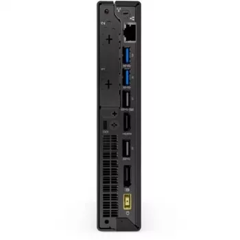 Atnaujintas Lenovo ThinkCentre M720q Tiny stalinis kompiuteris - Intel Core i5-8500T, 8GB DDR4, 256GB NVMe SSD, Windows 11 Pro, Wi-Fi 5, Bluetooth 5.0, Gigabit Ethernet, 1x USB-C, 5x USB-A, 2x DisplayPort, 1x HDMI