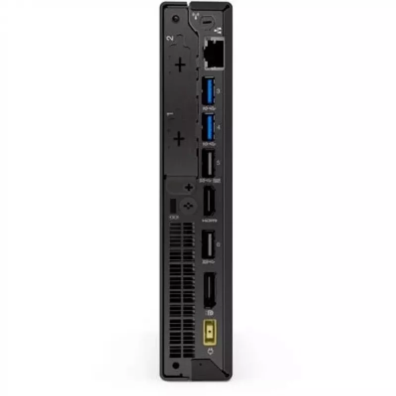 Atnaujintas Lenovo ThinkCentre M720q Tiny stalinis kompiuteris - Intel Core i5-8500T, 8GB DDR4, 256GB NVMe SSD, Windows 11 Pro, Wi-Fi 5, Bluetooth 5.0, Gigabit Ethernet, 1x USB-C, 5x USB-A, 2x DisplayPort, 1x HDMI