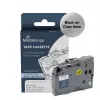 MediaRange etikečių juostos kasetė Brother TZ-111/TZe-111, 6mm, 8m, juoda ant permatomos
