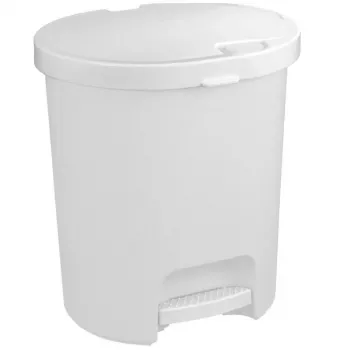 CURVER Deco Bin pedalinė šiukšliadėžė 25L 36x41cm balta