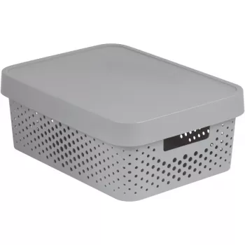 CURVER Recycled Infinity 11L dėžė laikymui 36x27x14 cm pilka