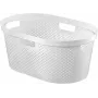 CURVER Infinity perdirbto plastiko skalbinių krepšys 40L 59x39x27cm baltas