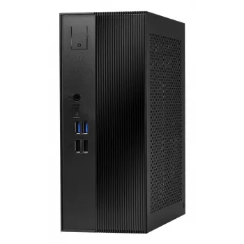 ASRock DeskSlim X600 Barebone mini kompiuteris, AMD AM5 lizdas, DDR5 SO-DIMM, PCIe Gen5 M.2, 2.5GbE, be RAM/atmintinės/OS, juodas