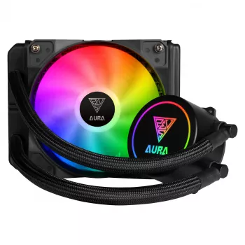 GAMDIAS Aura GL120 120mm ARGB AIO skysčio aušinimo sistema CPU 16321-01600-30000-G