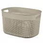 CURVER Filo L 18L talpykla daiktams laikyti 38x28x22cm smėlio spalvos pintos išvaizdos