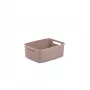 CURVER Jute pintinė S 5L 27x20x11cm rožinė - natūralaus džiuto daiktų laikymo pintinė