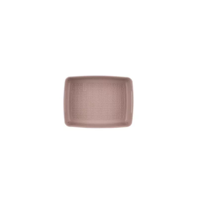 CURVER Jute pintinė S 5L 27x20x11cm rožinė - natūralaus džiuto daiktų laikymo pintinė