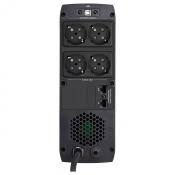 FSP ST 1200 Tower 1200VA 720W linijinis-interaktyvus UPS su 4 Schuko lizdais ir RJ45 apsauga