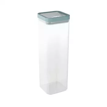 CURVER Kara hermetiškas sausų maisto produktų laikymo indas 2,4 L, permatomas/teal, be BPA