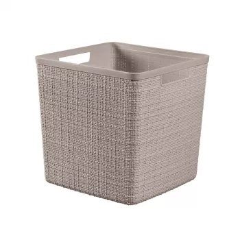 CURVER Pintinė Jute Square 17L 28x28x27cm Smėlio spalvos