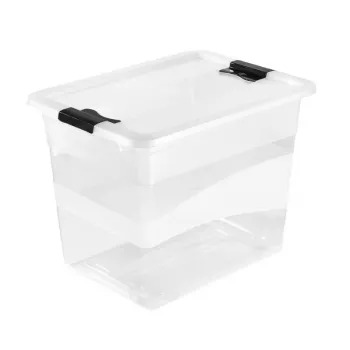 keeeper Crystalbox Cornelia sandėliavimo dėžė su dangčiu, 24 L, permatoma, 39,5 x 29,5 x 30 cm