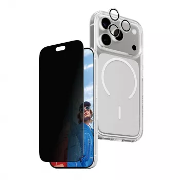 PanzerGlass PG PGC Privacy Flagship 3-in-1 rinkinys iPhone 18 Pro