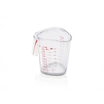 LEIFHEIT matavimo indas 1 l, permatomas, SAN plastikas, ml/l/gramų skalės, tinka plauti indaplovėje