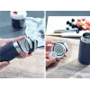 LEIFHEIT Thermos Flip 350 ml tamsiai mėlyna vakuuminė termo kelioninė stiklinė