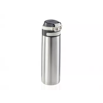 LEIFHEIT Thermo Mug Flip 600 ml Silver