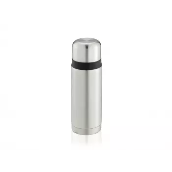 LEIFHEIT Thermos Coco 0.75L vakuuminė termo gertuvė, nerūdijančio plieno su stiklo vidumi, sidabrinė