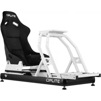 Oplite Cockpit Chassis R8 Fury White lenktynių simuliatoriaus rėmas