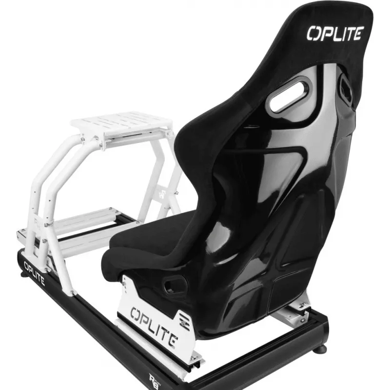 Oplite Cockpit Chassis R8 Fury White lenktynių simuliatoriaus rėmas