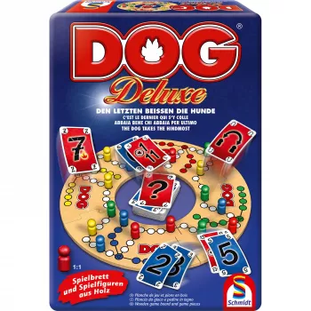 Stalo žaidimas DOG Deluxe metalinėje dėžutėje