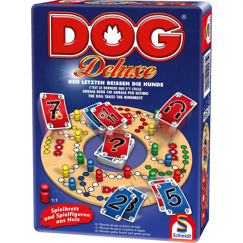 Stalo žaidimas DOG Deluxe metalinėje dėžutėje
