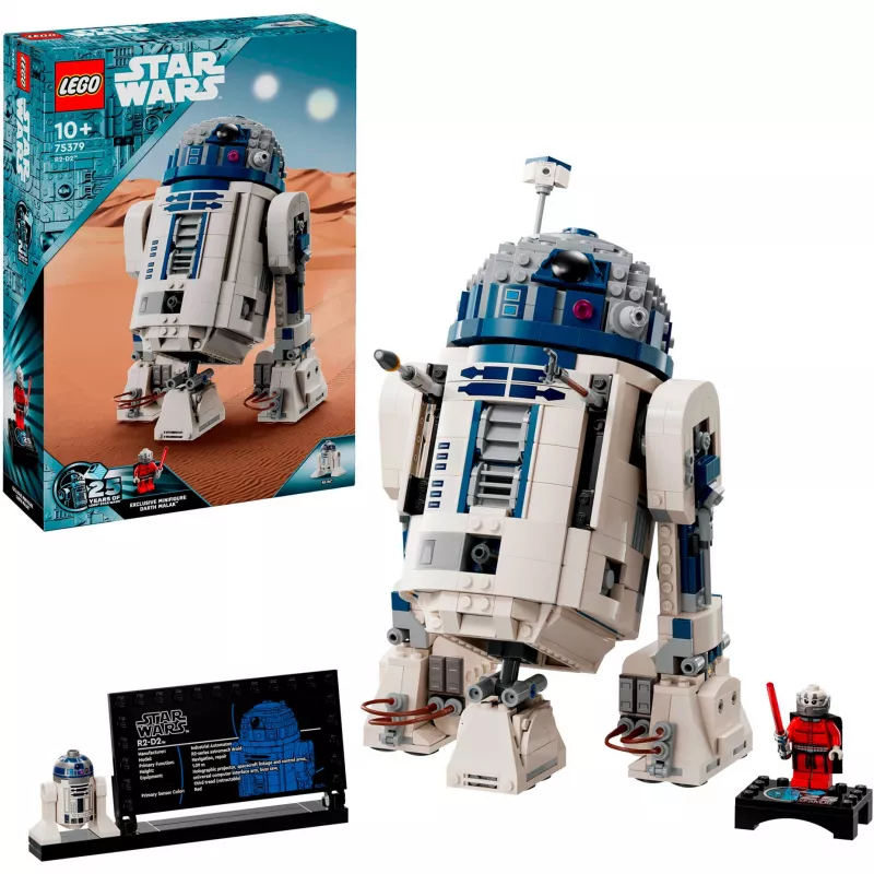 LEGO Star Wars droidų rinkinys (BB-8, R2-D2, BB-9E) – programuojami robotai su programėle
