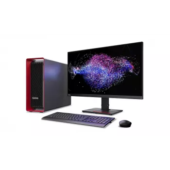 Lenovo ThinkStation P8 30HH bokštinė darbo stotis - AMD Ryzen Threadripper PRO 9965WX 96 branduolių, 64GB DDR5 ECC, 1TB NVMe SSD, NVIDIA RTX A4000 16GB, Windows 11 Pro
