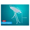 LEIFHEIT Classic M Compact lyginimo lenta 120x38cm su medvilniniu užvalkalu ir fiksuotu lygintuvo laikikliu