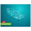 LEIFHEIT Air Board Table Compact lentyna lyginimui 70x30 cm, Thermo-Reflect, sulankstoma, mėlyna/balta
