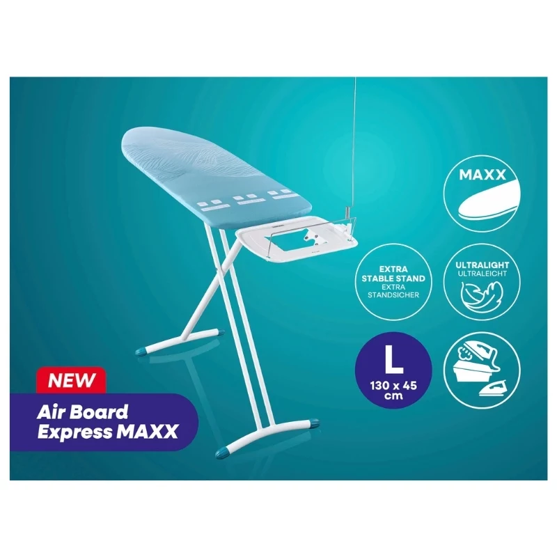 LEIFHEIT Air Board Express L Maxx Solid lyginimo lenta 130x45cm Thermo-Reflect