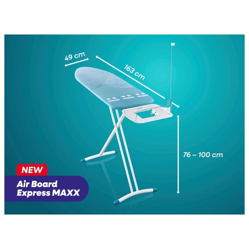 LEIFHEIT Air Board Express L Maxx Solid lyginimo lenta 130x45cm Thermo-Reflect
