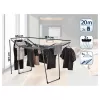 LEIFHEIT Skalbinių džiovintuvas Pegasus 200 Solid Black, 20 m džiovinimo ilgis, sulankstomas