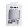 STANLEY The Quencher Boot + Straw Topper 1,18L šviesiai pilkas