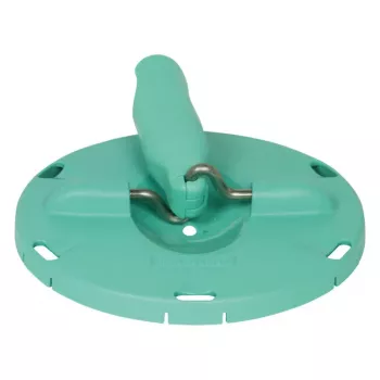 LEIFHEIT Basic Clean Twist mopas su sukamuoju gręžtuvu, teleskopine rankena, mikropluošto plokščia galva, 20L kibiras, baltas/turkio spalvos